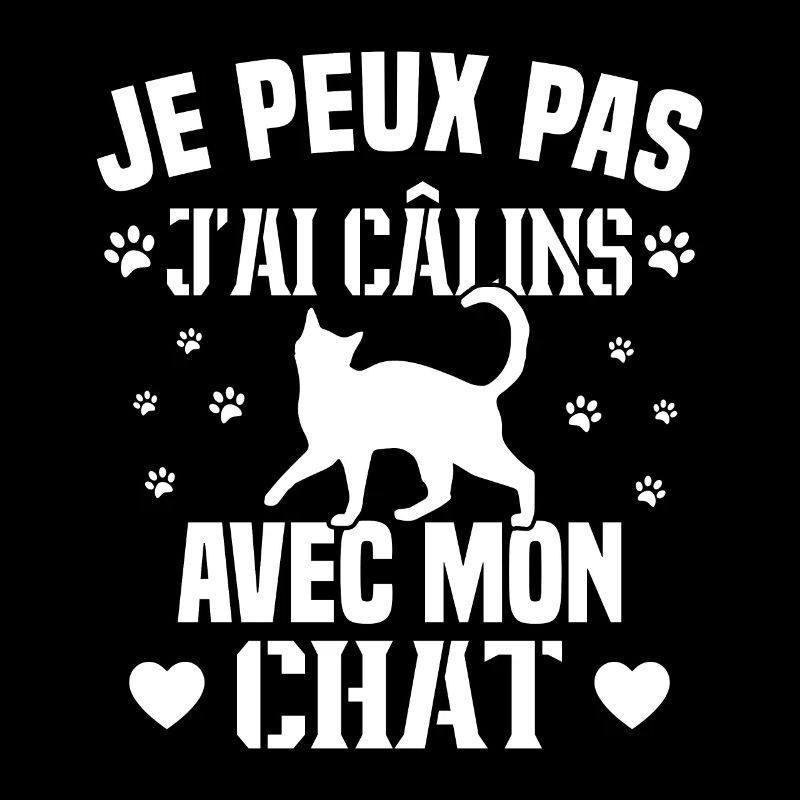 je peux pas j ai câlins avec mon chat