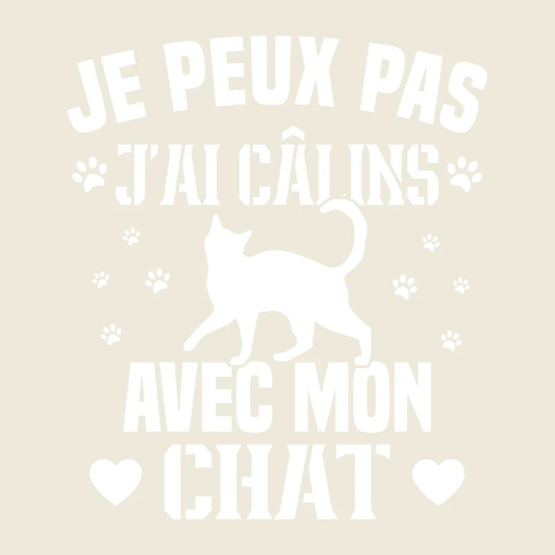 je peux pas j ai câlins avec mon chat