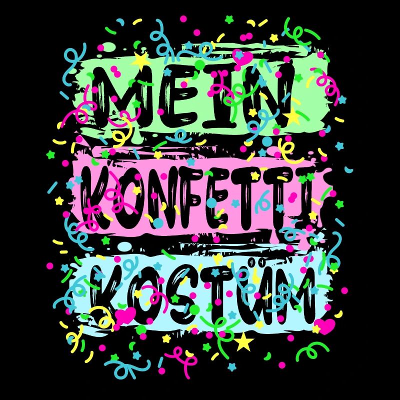 Mein Konfetti Kostüm für Karneval oder Fasching