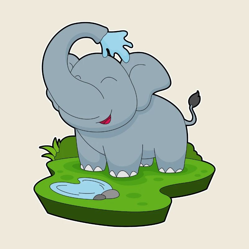 Elefant Wasser