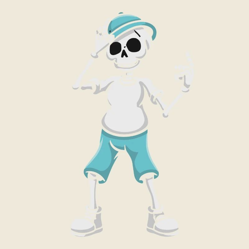 Cool Funny Skeleton