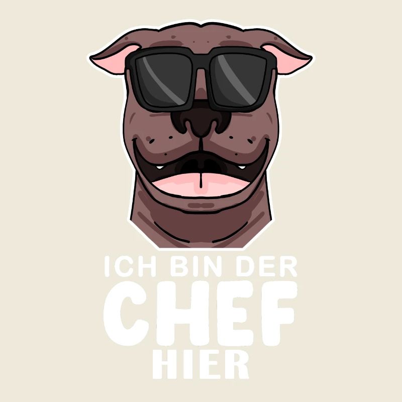 Chef Spruch Anführer Hund
