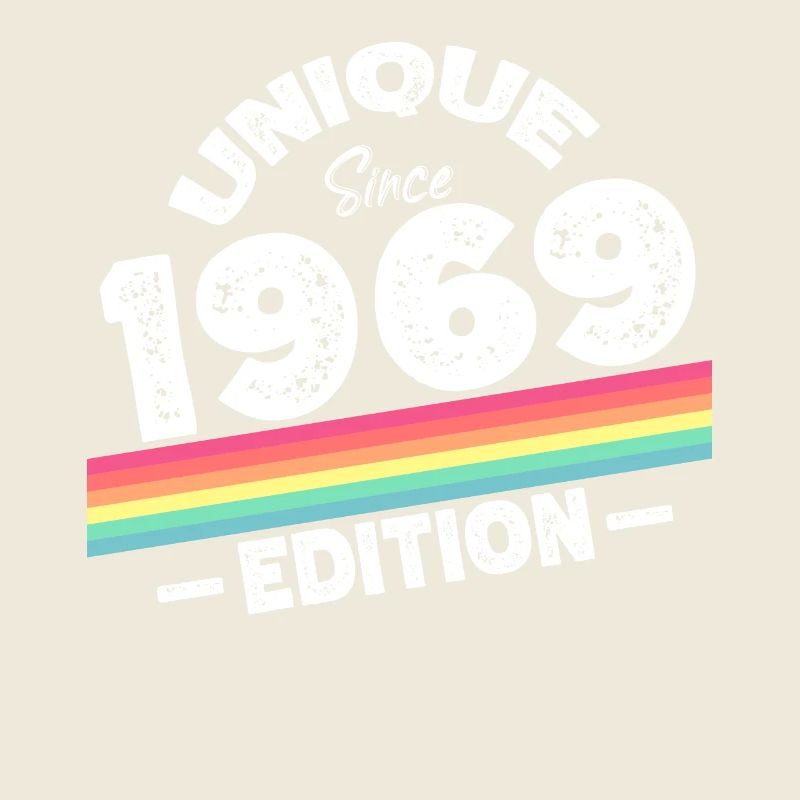 Unique Since 1969 Edition Birthday Vintage 1969