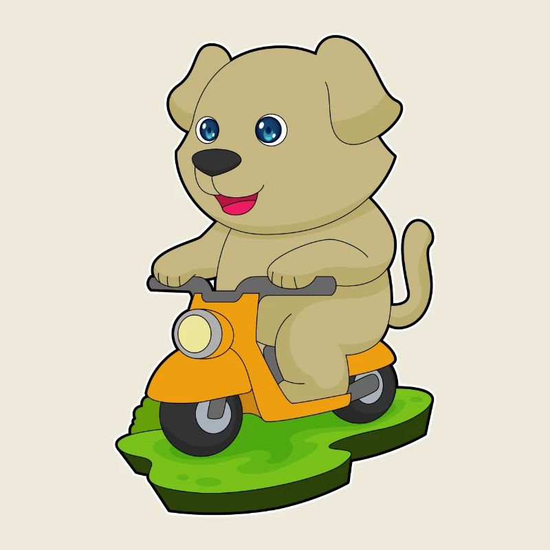 Hund Motorrad