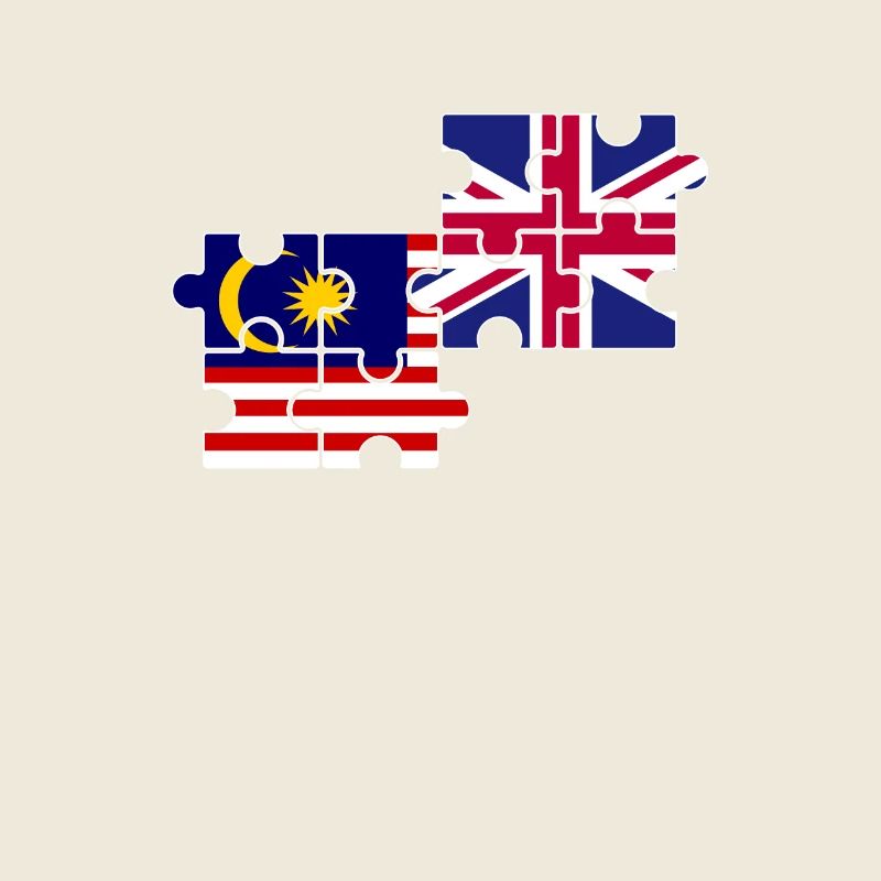 Malaysia UK Flag British Malaysian