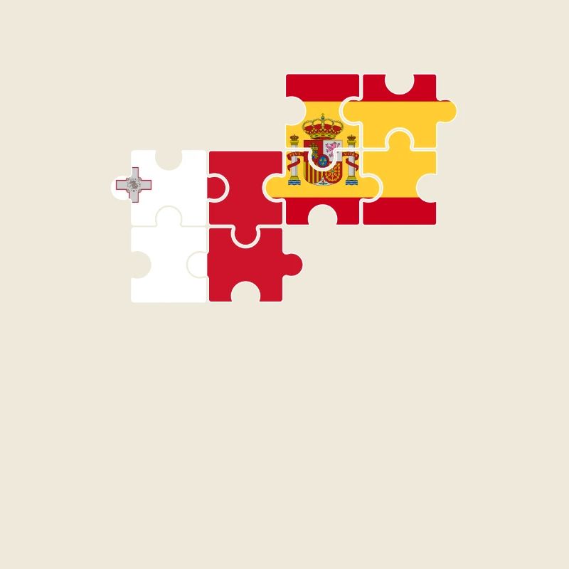 Malte Espagne Drapeau Espagnol Maltais