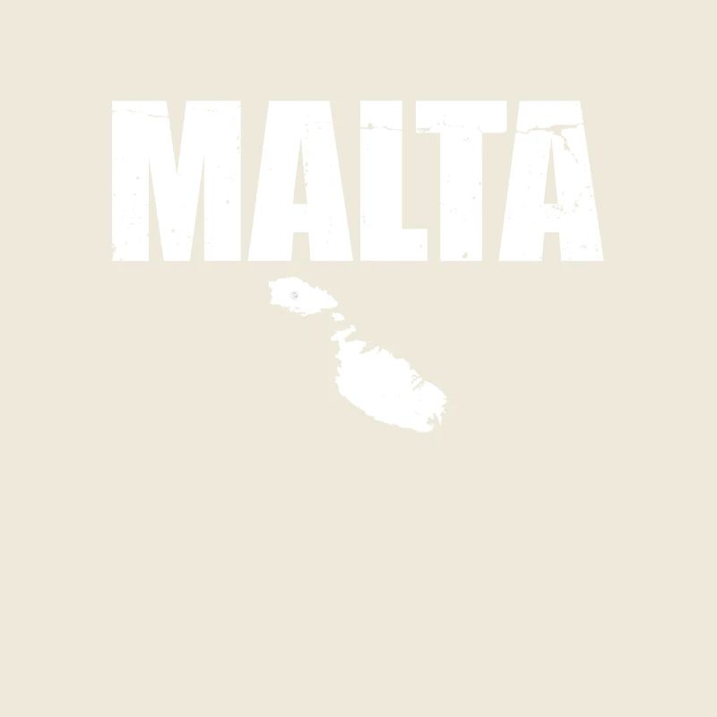 Malte Vintage Carte Maltaise
