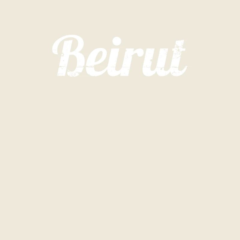 Beirut Libanon Vintage Libanesische Libanese
