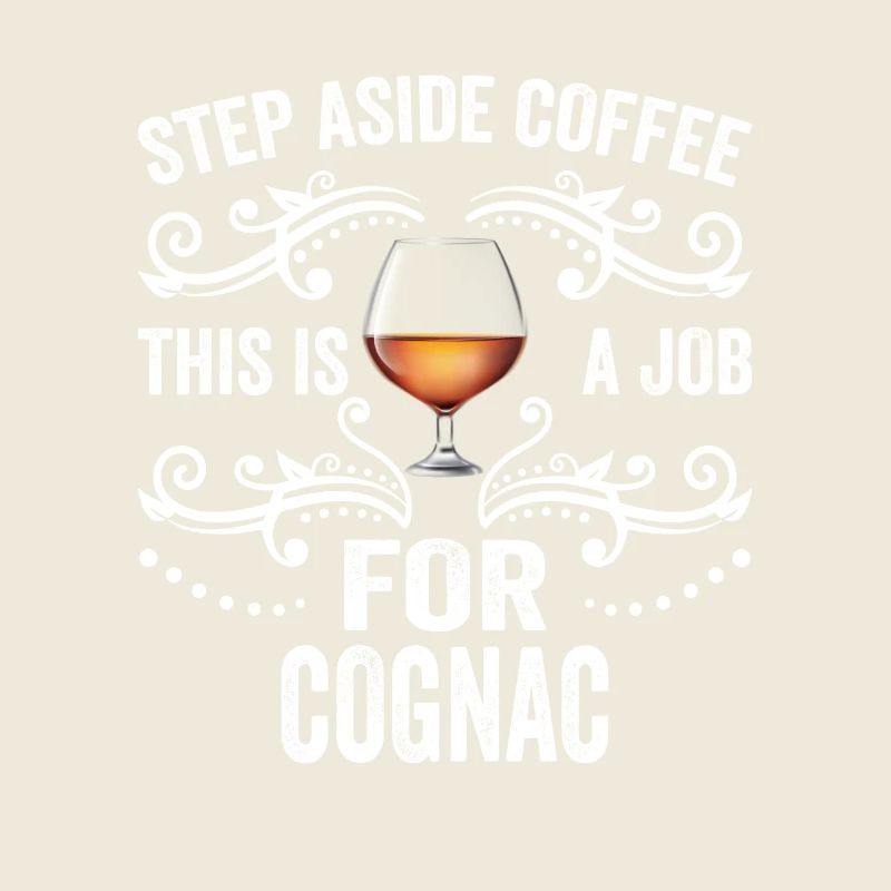 Mettez de côté le café c’est un travail pour le cognac drôle