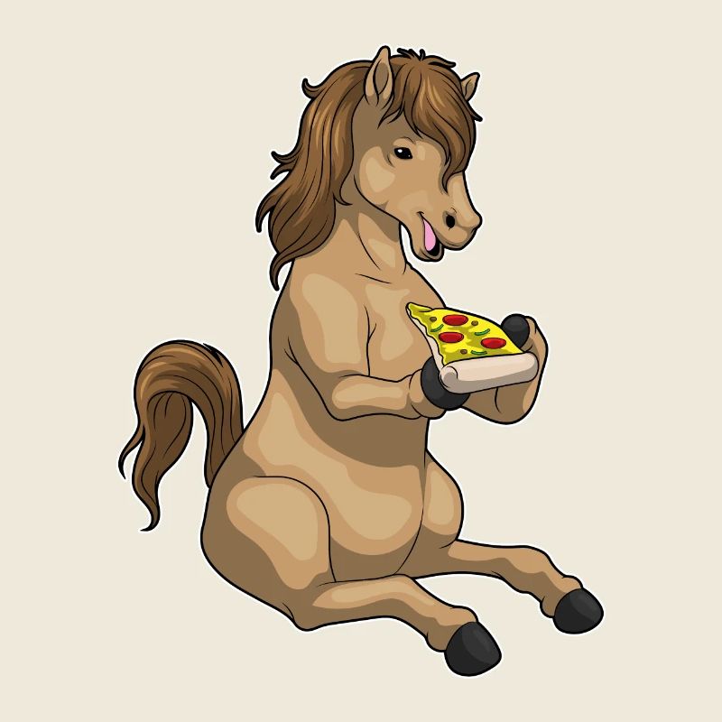 Pizza au cheval