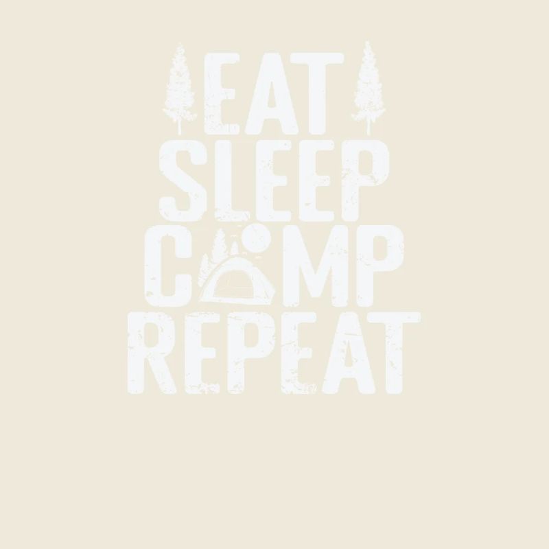 Manger Dormir Camp Répéter Vacances Passe-temps