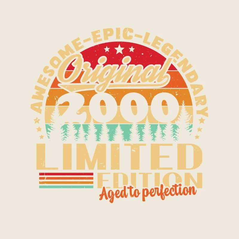 Original 2000 édition limitée Vintage anniversaire