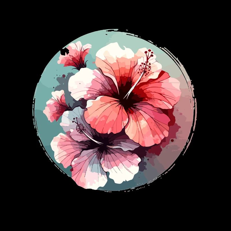 Hibiscus Drawn