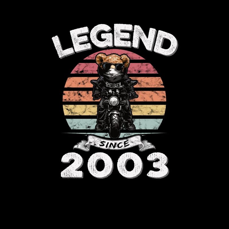 2003 Geburtstag Legend since sunset Teddy
