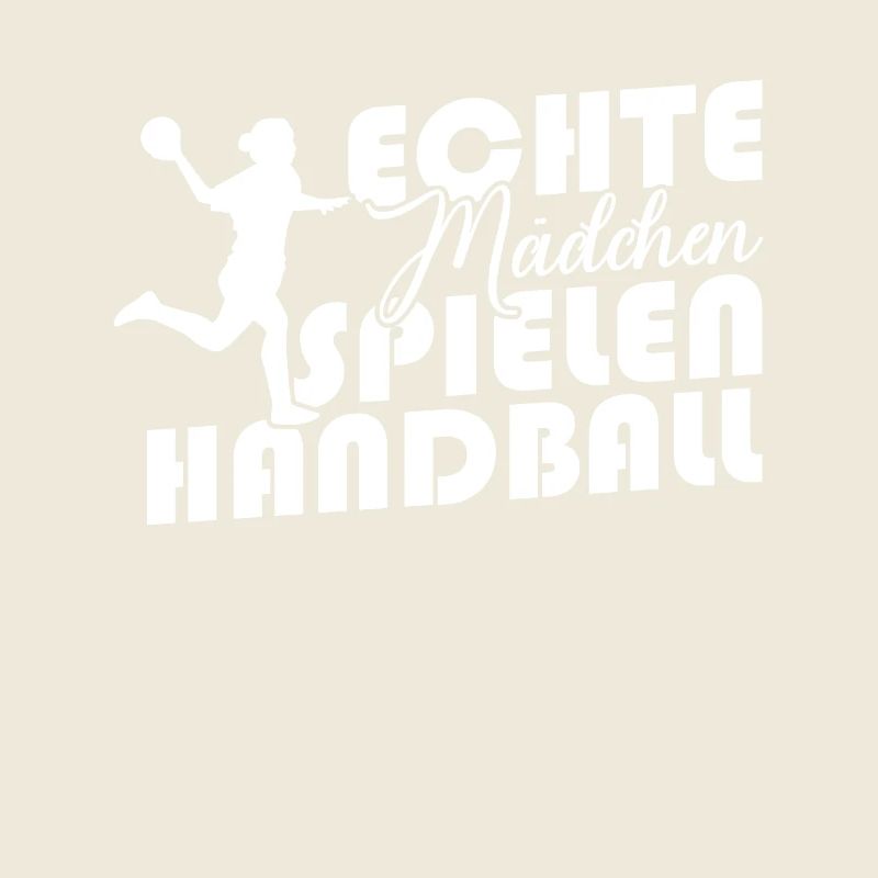 Echte Mädchen spielen Handball