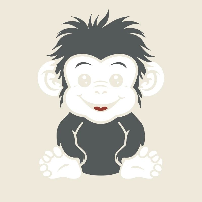 Humour petit singe babouin
