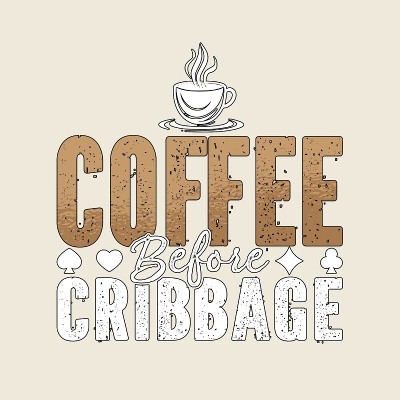 Cribbage Player Coffee Jeu de société Coffee Lover
