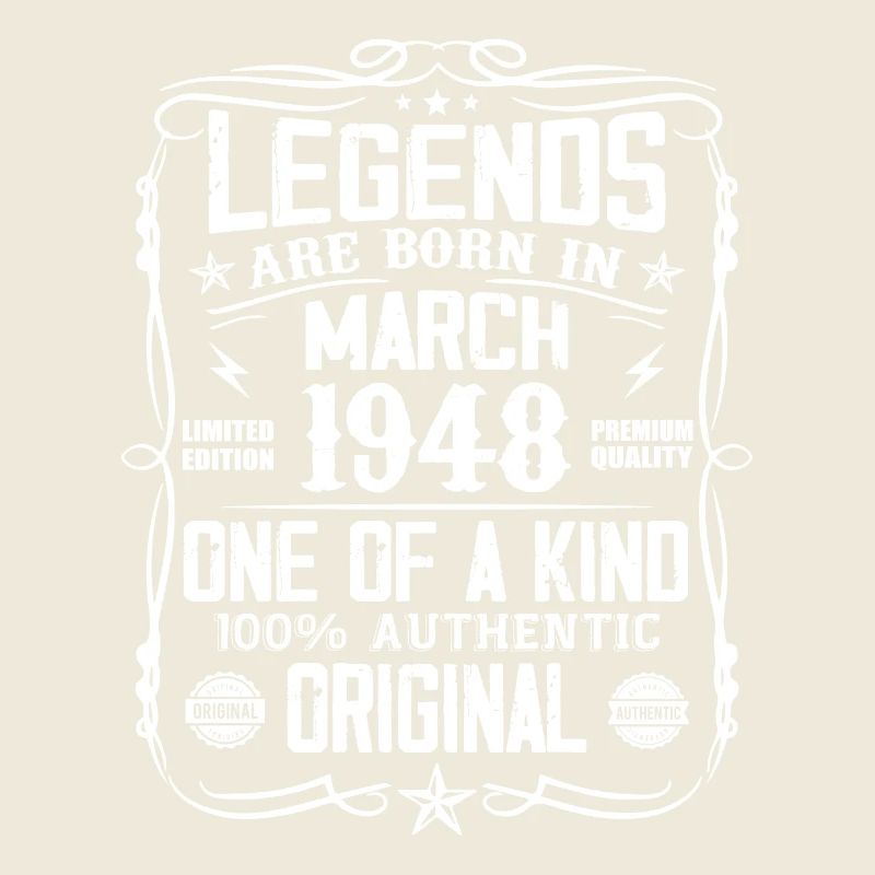 March 1948 Vintage 76 Years Anniversary Gift
