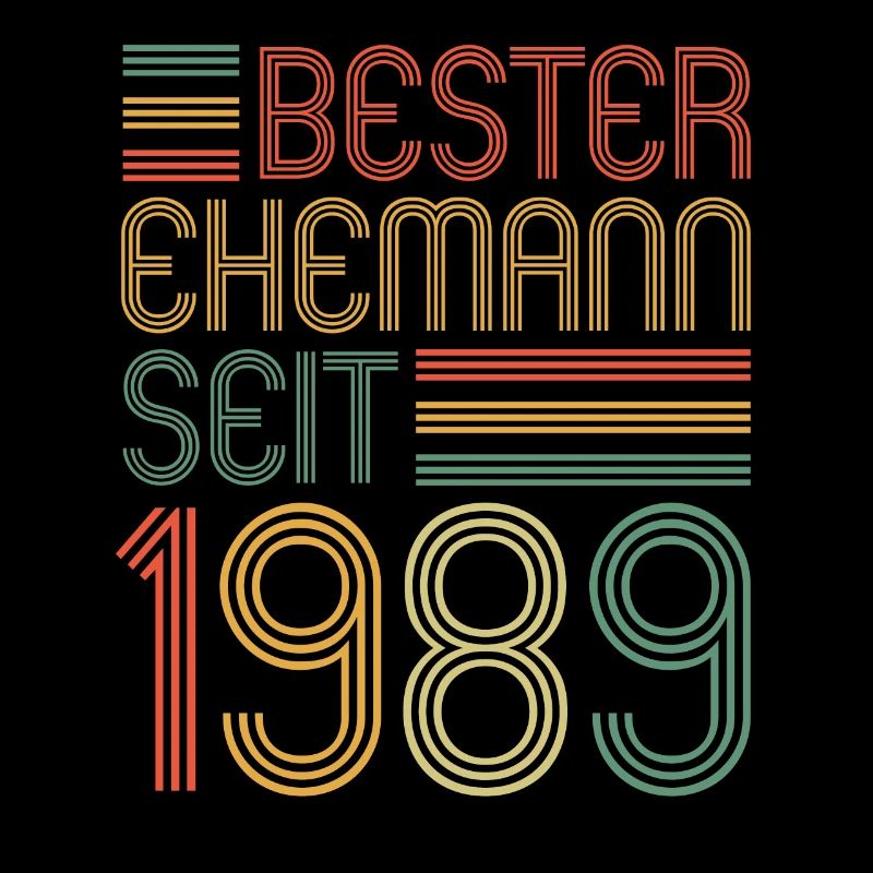 Bester Ehemann seit 1989 35.Hochzeitstag