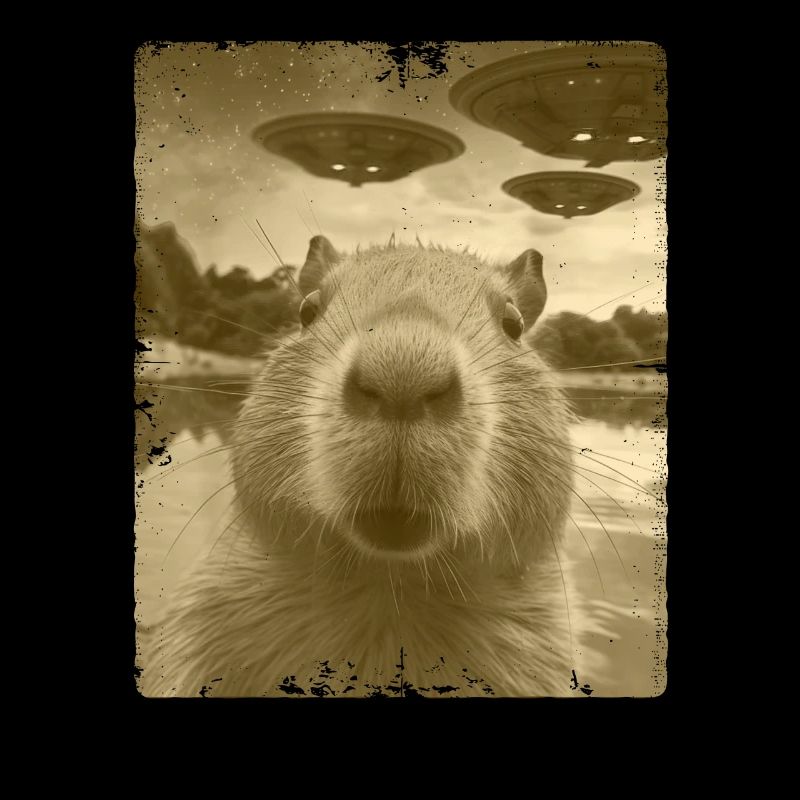 Selfie drôle de Capybara