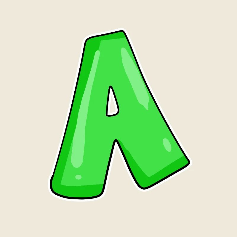 Buchstabe A Anfangsbuchstabe