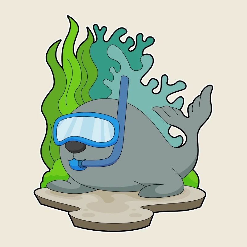 Seal Diver Snorkel Plongée