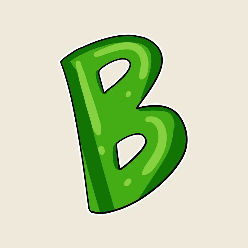 Buchstabe B - Anfangsbuchstabe B