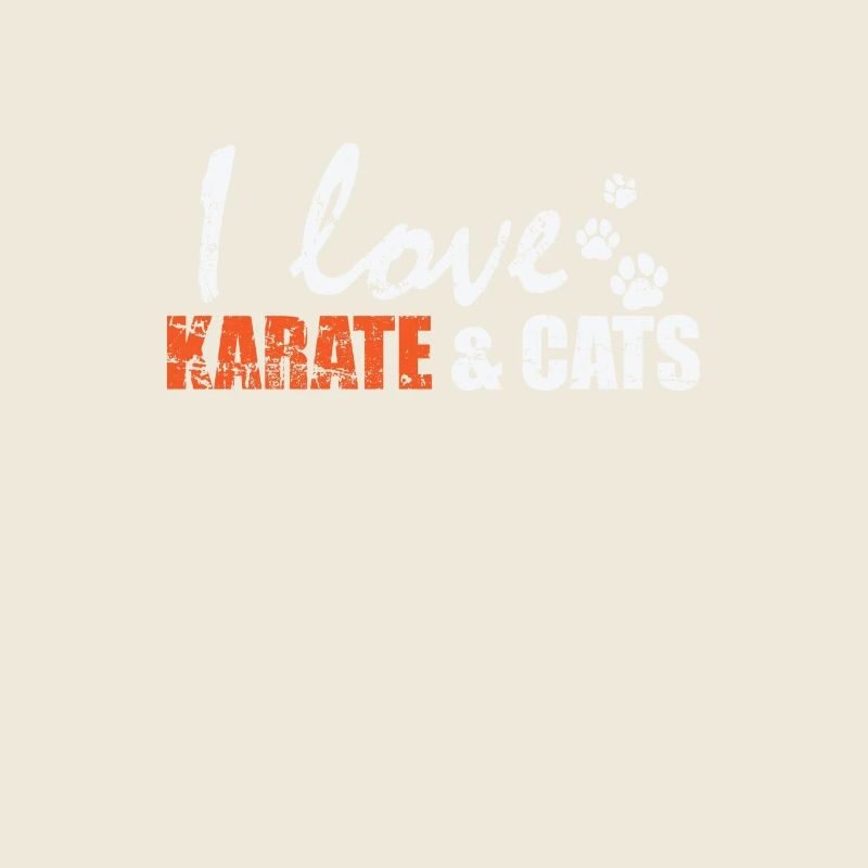 I Love Karate and Cats