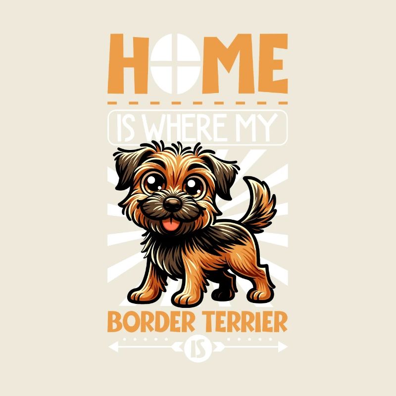 Zuhause - Border Terrier