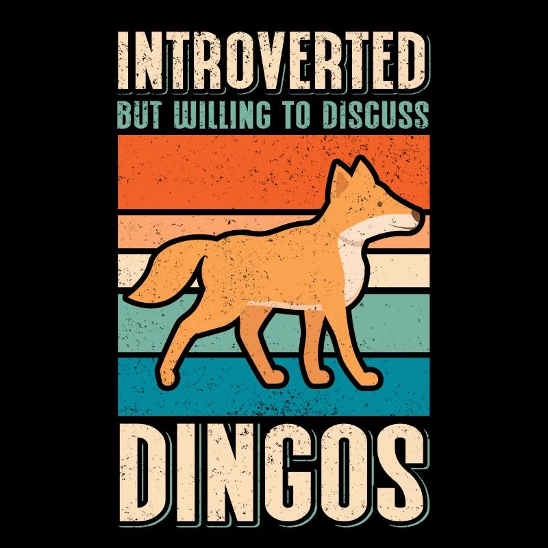 Dingo Australische Dingos Hunde Geschenk