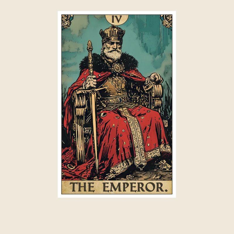 Tarotkarte The Emperor Der Herrscher