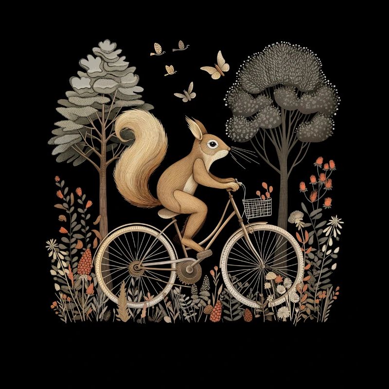 Vélo Squirrel Cottagecore