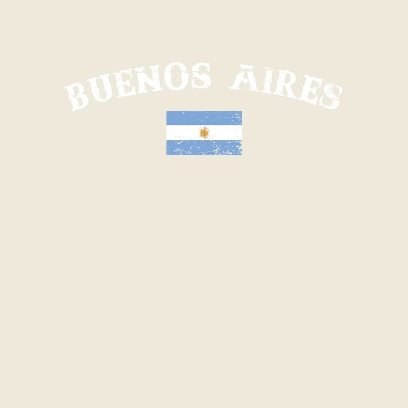 Buenos Aires Vintage Argentine drapeau