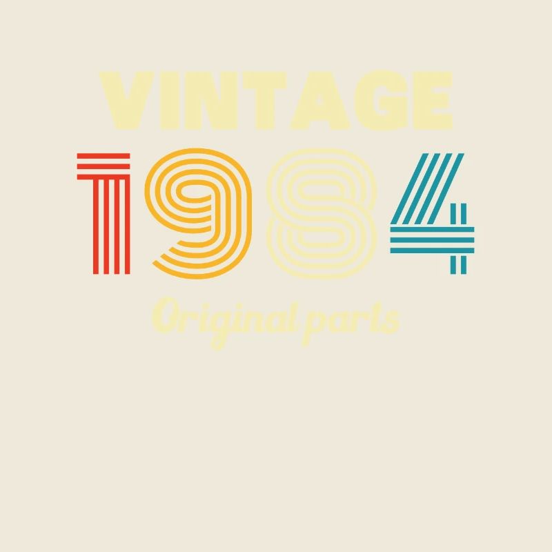 Vinatge 1984 Birthday Gift