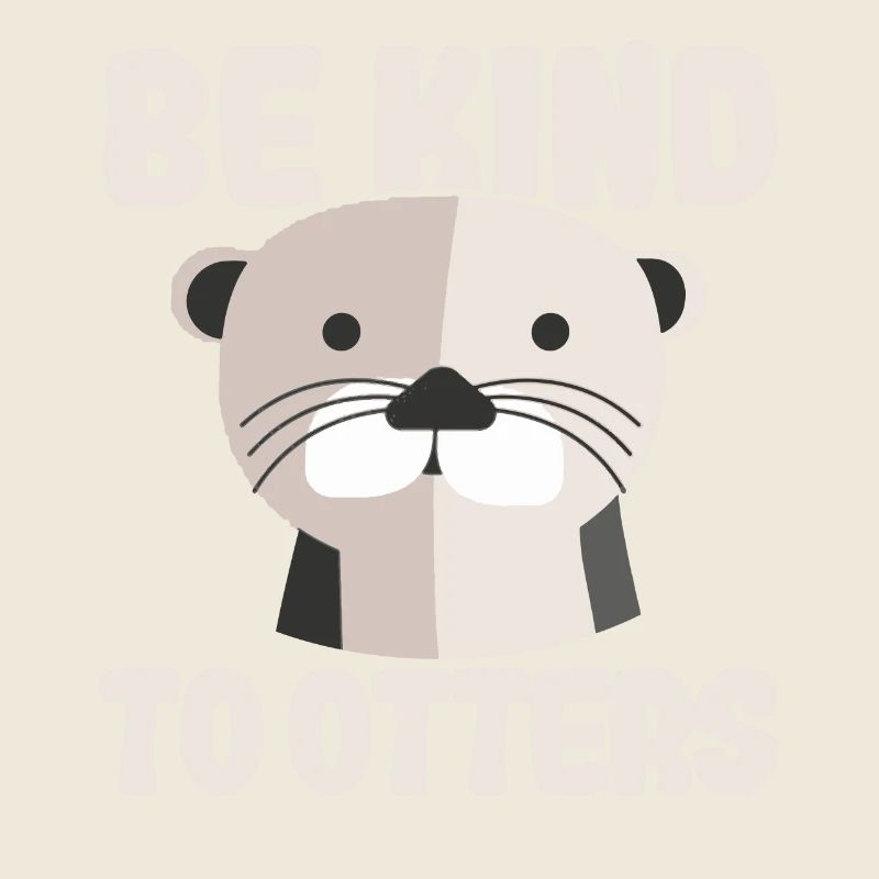 Be Kind Otter Lustig Geschenk