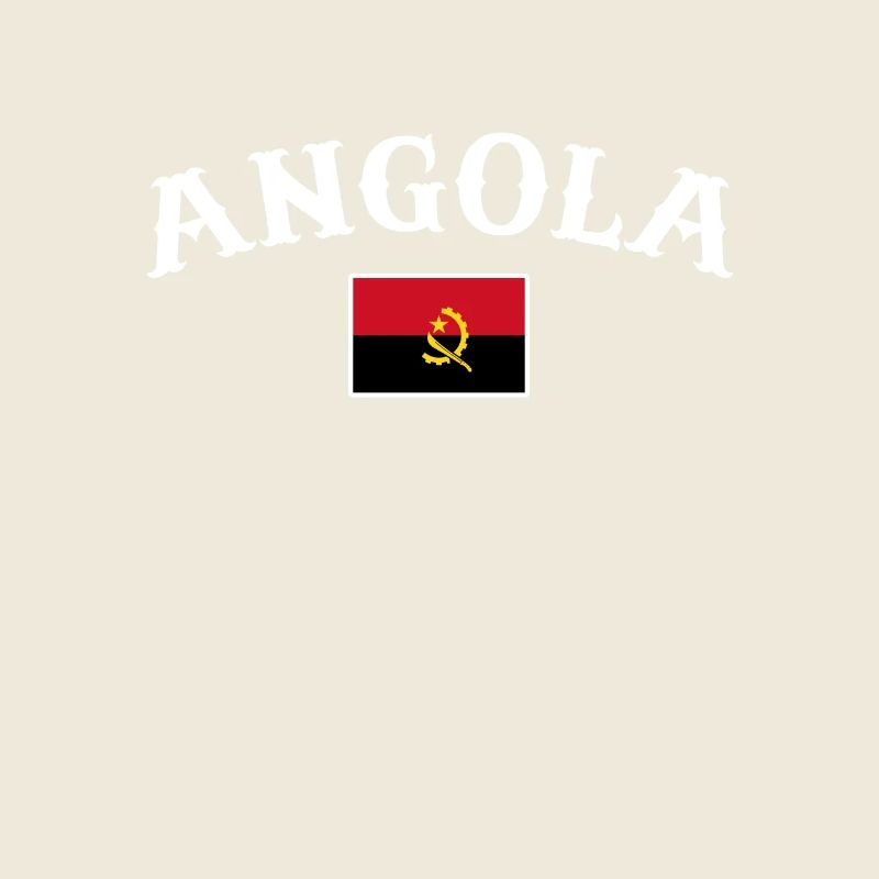 Angola Angolanische Flagge Angolaner