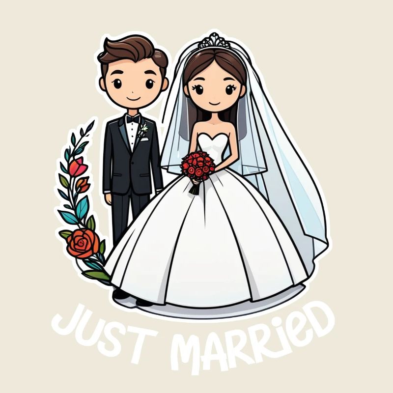 just married - pour mariage