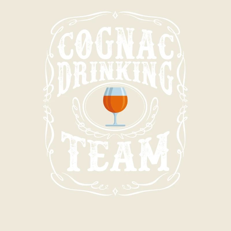Cognac Drinking Team T-Shirt - Brandy Alcoholic