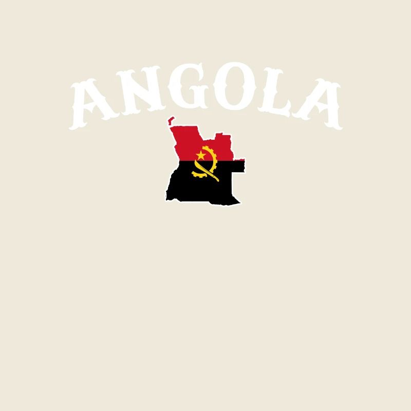 Carte de l’Angola Drapeau de l’Angola