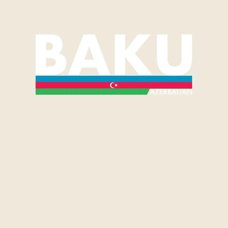 Bakou Azerbaïdjan Drapeau de l’Azerbaïdjan