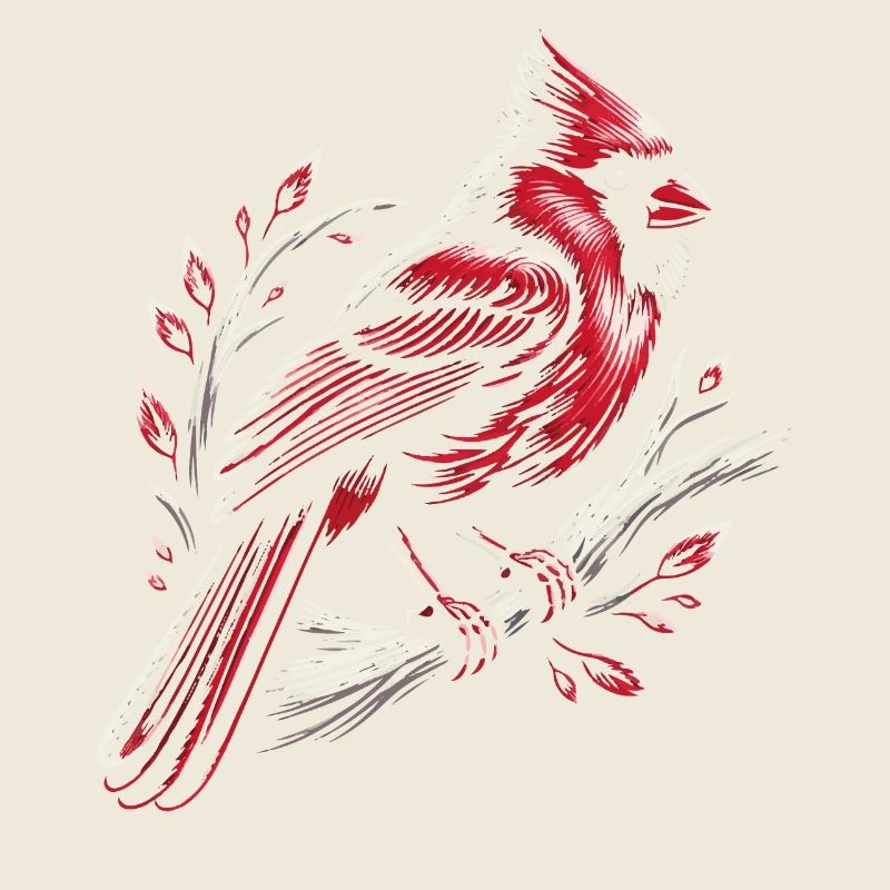 Kardinal Rotkardinal Vogel Roter Kardinal