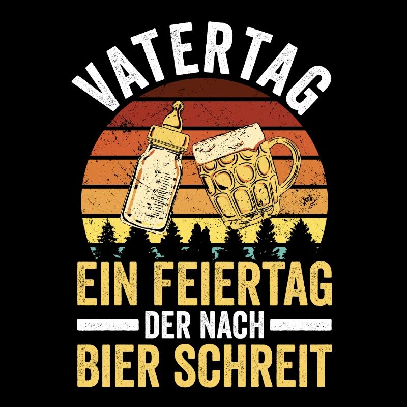 Papa Bier Vater Vatertag