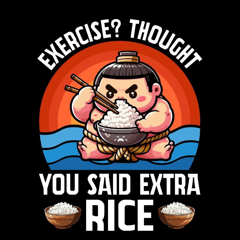 Exercise? Thought you said extra Rice