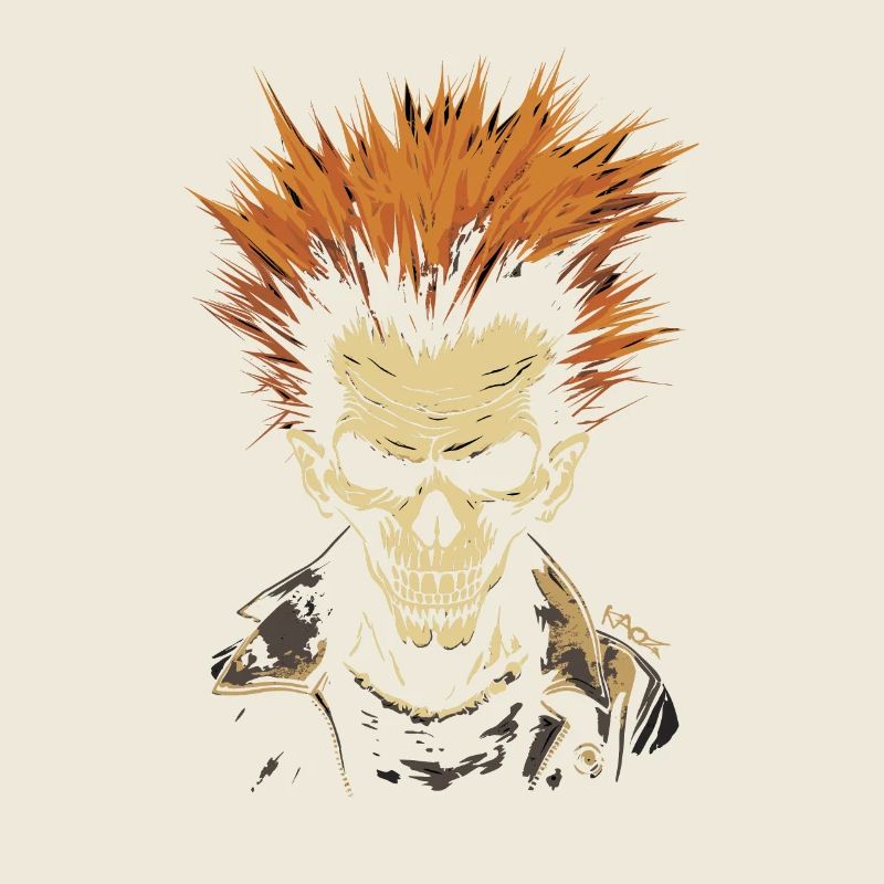 Punk Anarchy: Rock Skull