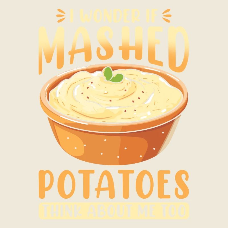 Je me demande si la purée de pommes de terre pense aussi à moi
