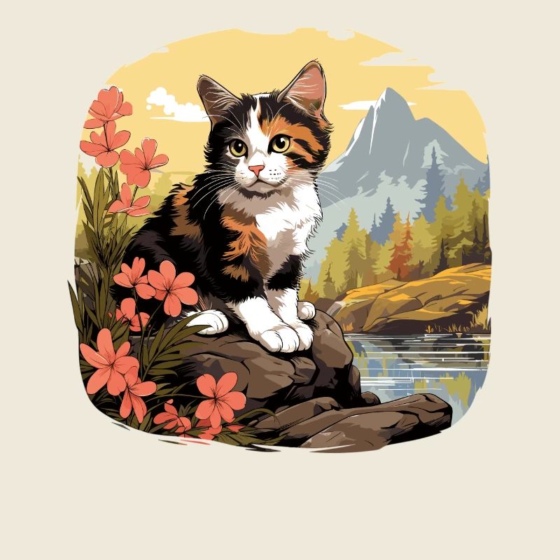 Calico Cat Glückskatze
