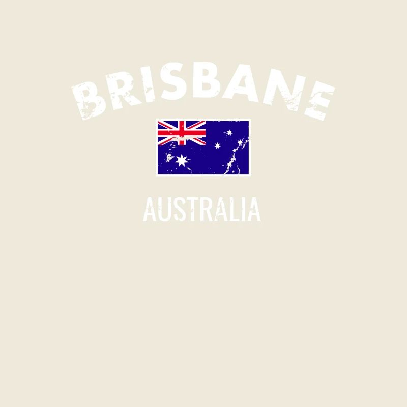 Brisbane Australie Vintage drapeau australien