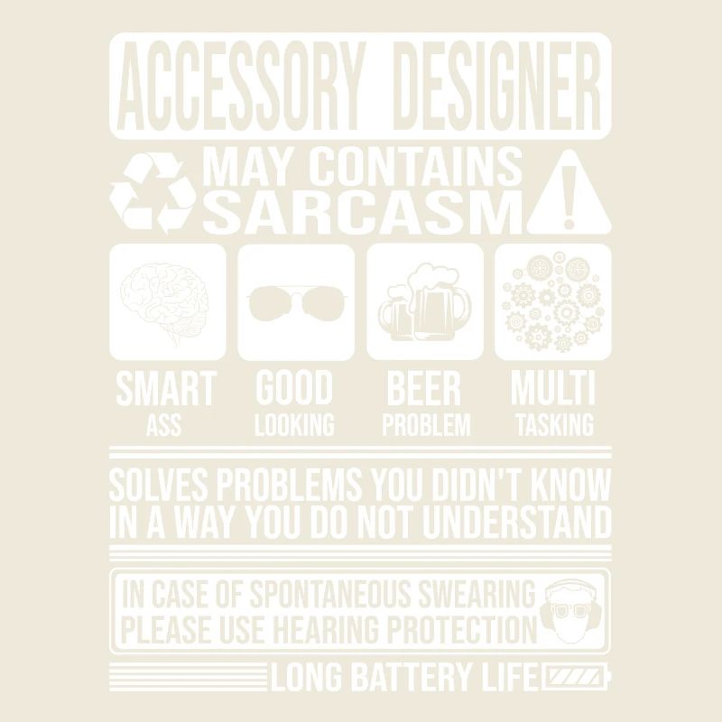 Accessoire Designer Sarkasmus lustiges Geschenk-Accessoire