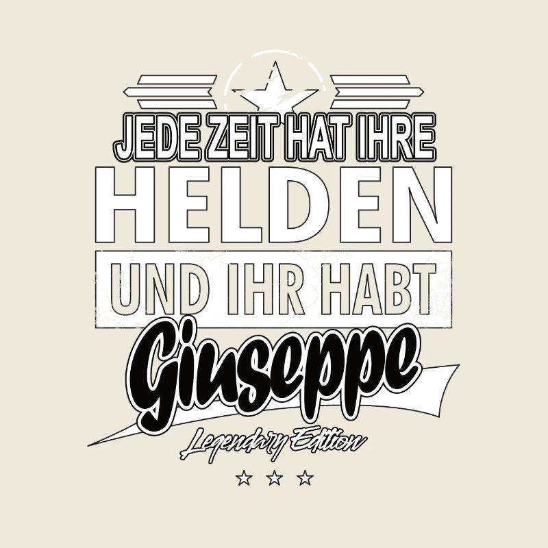 Chaque époque a ses héros Vous avez Giuseppe