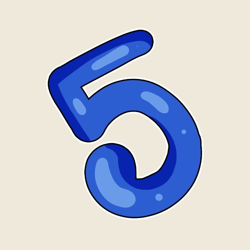5 Blau